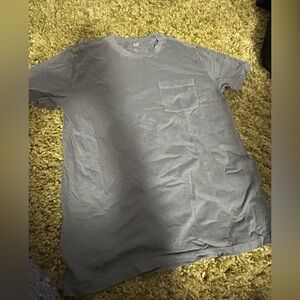 GAP Gray Short Sleeve Tee Classic Crew Neck